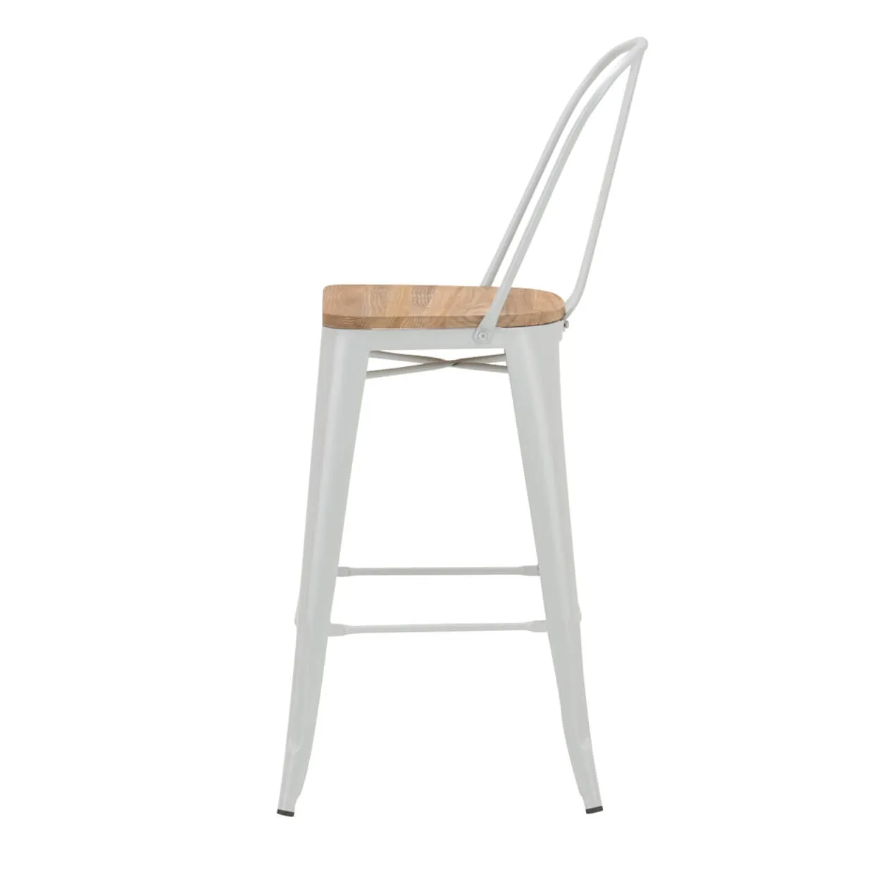 ハイチェアT3513-30GBMグレー/ナチュラル - 3