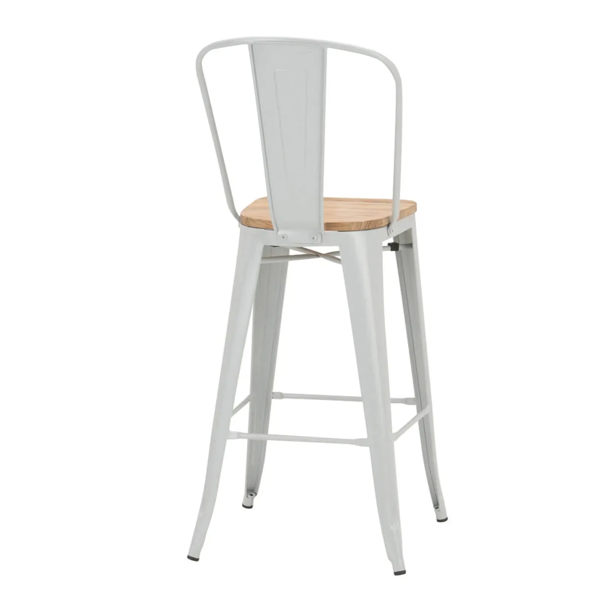 ハイチェアT3513-30GBMグレー/ナチュラル - 4