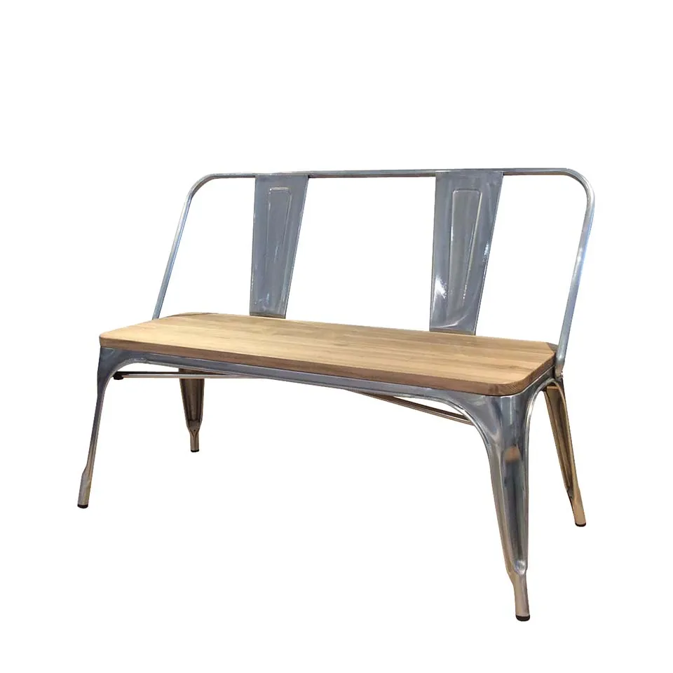 ベンチTS3534-105Mガルバナイズド/ナチュラル - 2