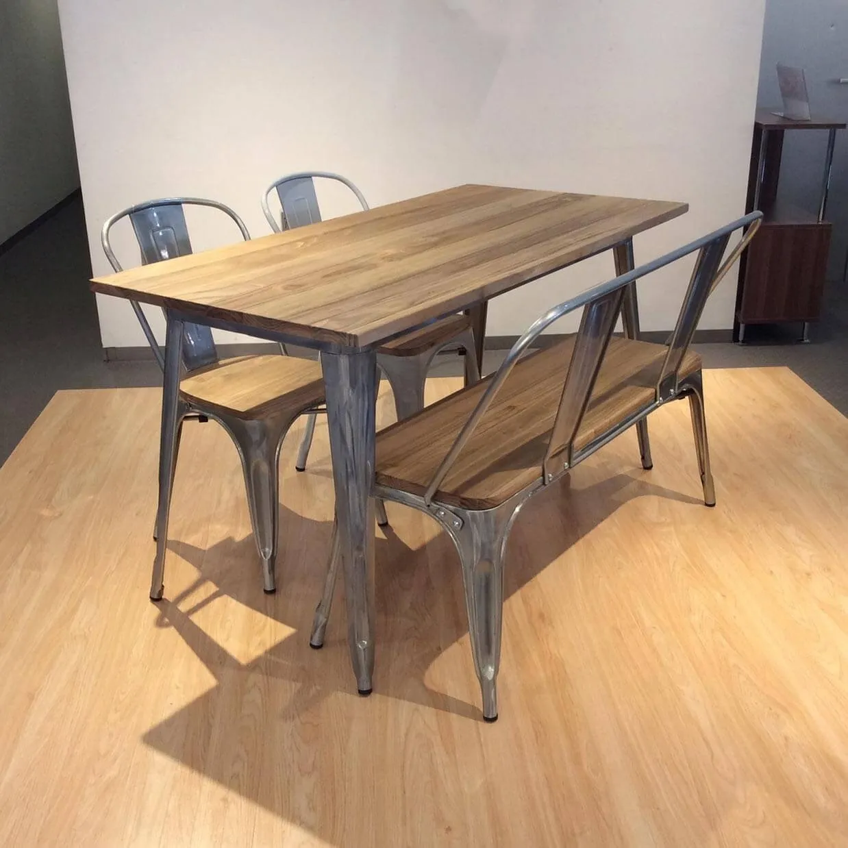 チェアT3534M1ガルバナイズド/ナチュラル - 5