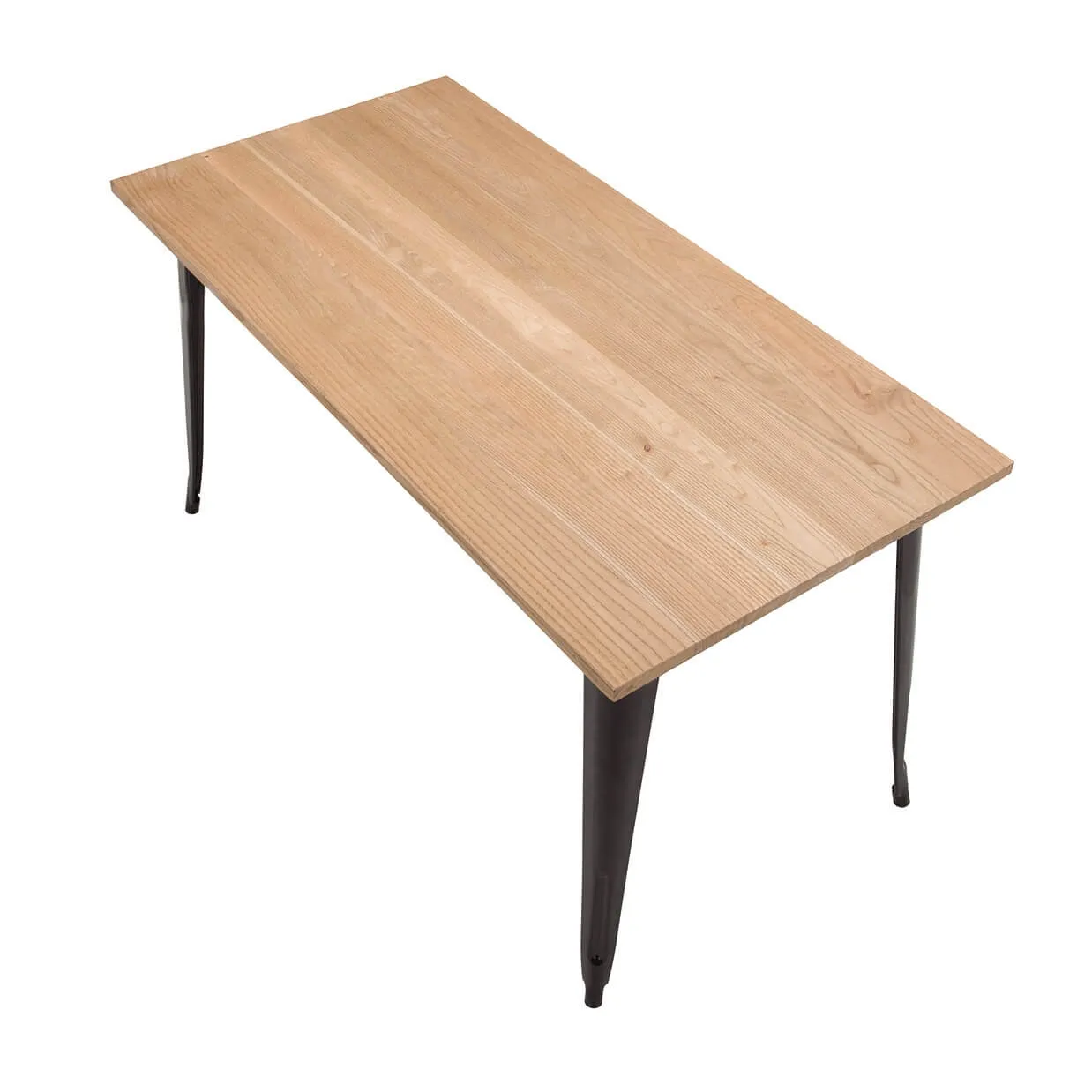 テーブルTC140-70MNブラック/ナチュラル - 4