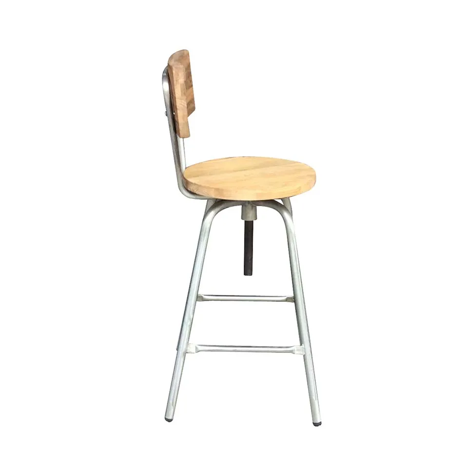 ハイチェアGZ2517-26ガルバナイズド/ナチュラル - 3