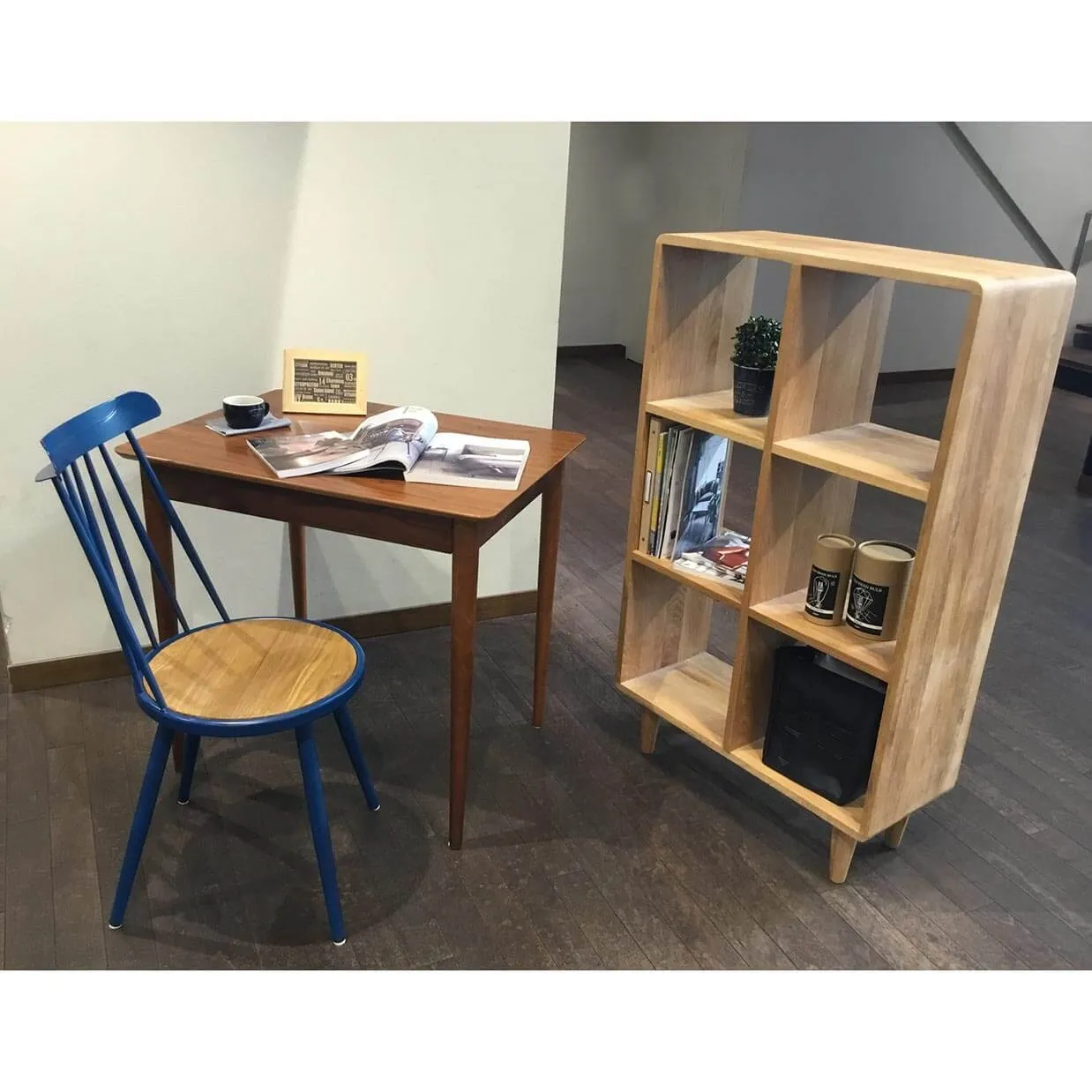 チェアG5041TMブルー/ナチュラル - 6