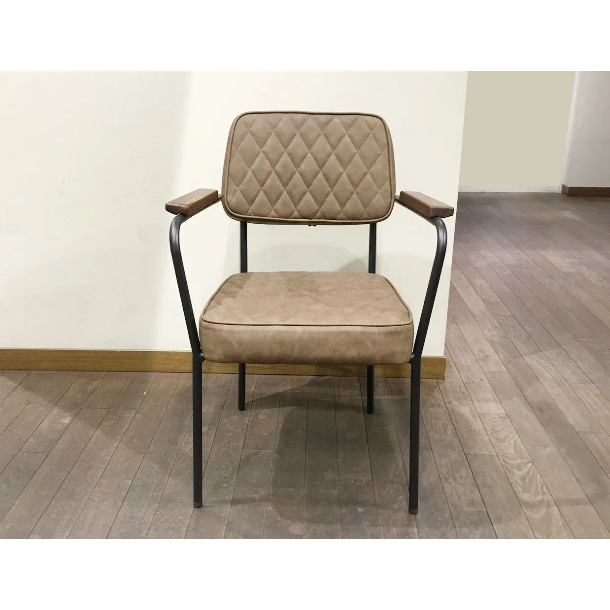 チェア527Fダークブラウン - 2