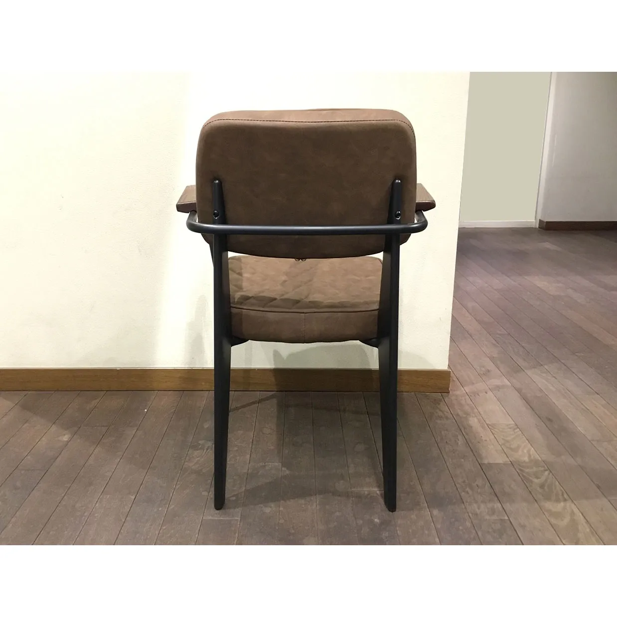 チェア527Fダークブラウン - 4