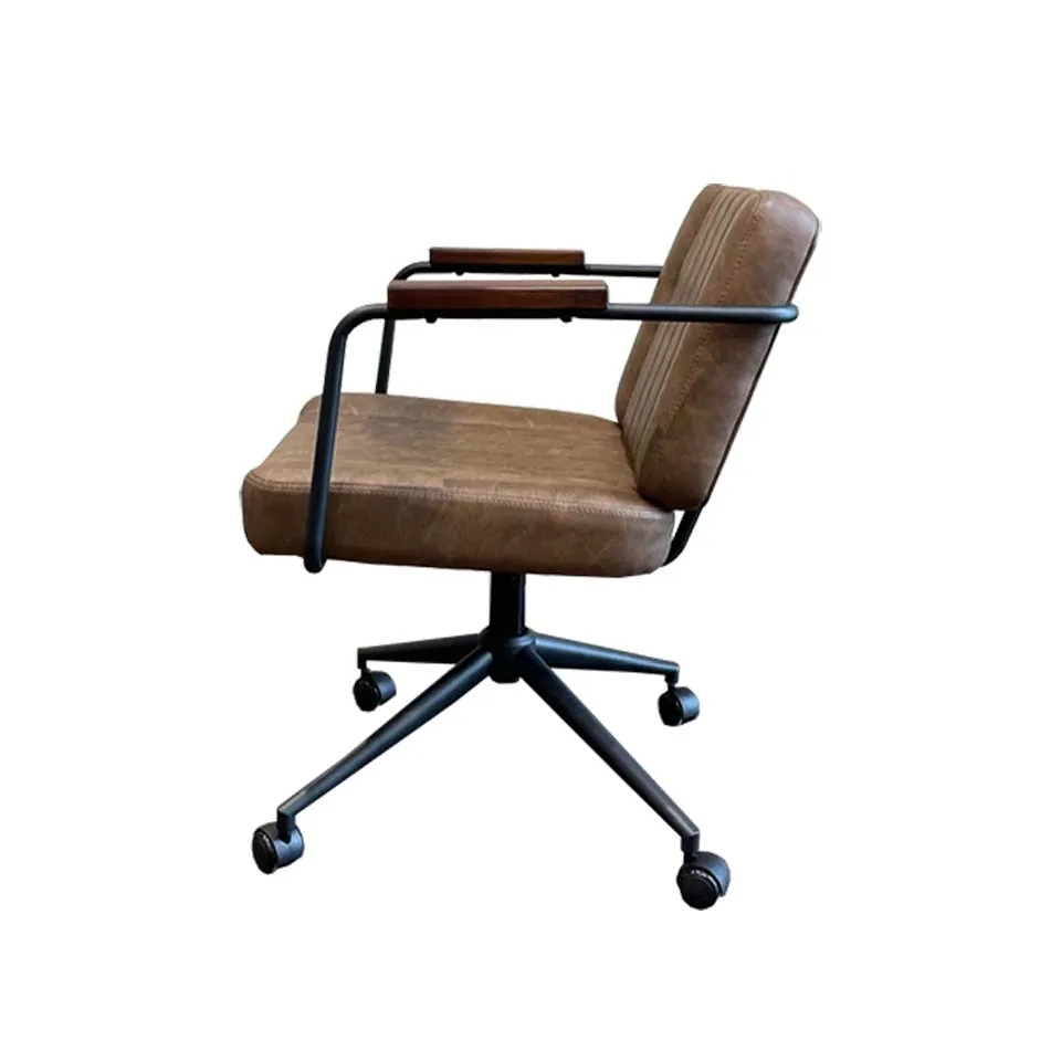 オフィスチェア90-529G OFダークブラウン - 3