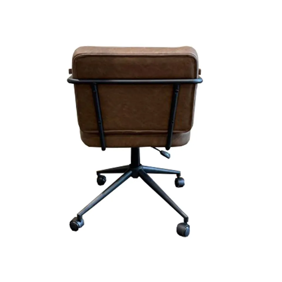 オフィスチェア90-529G OFダークブラウン - 4