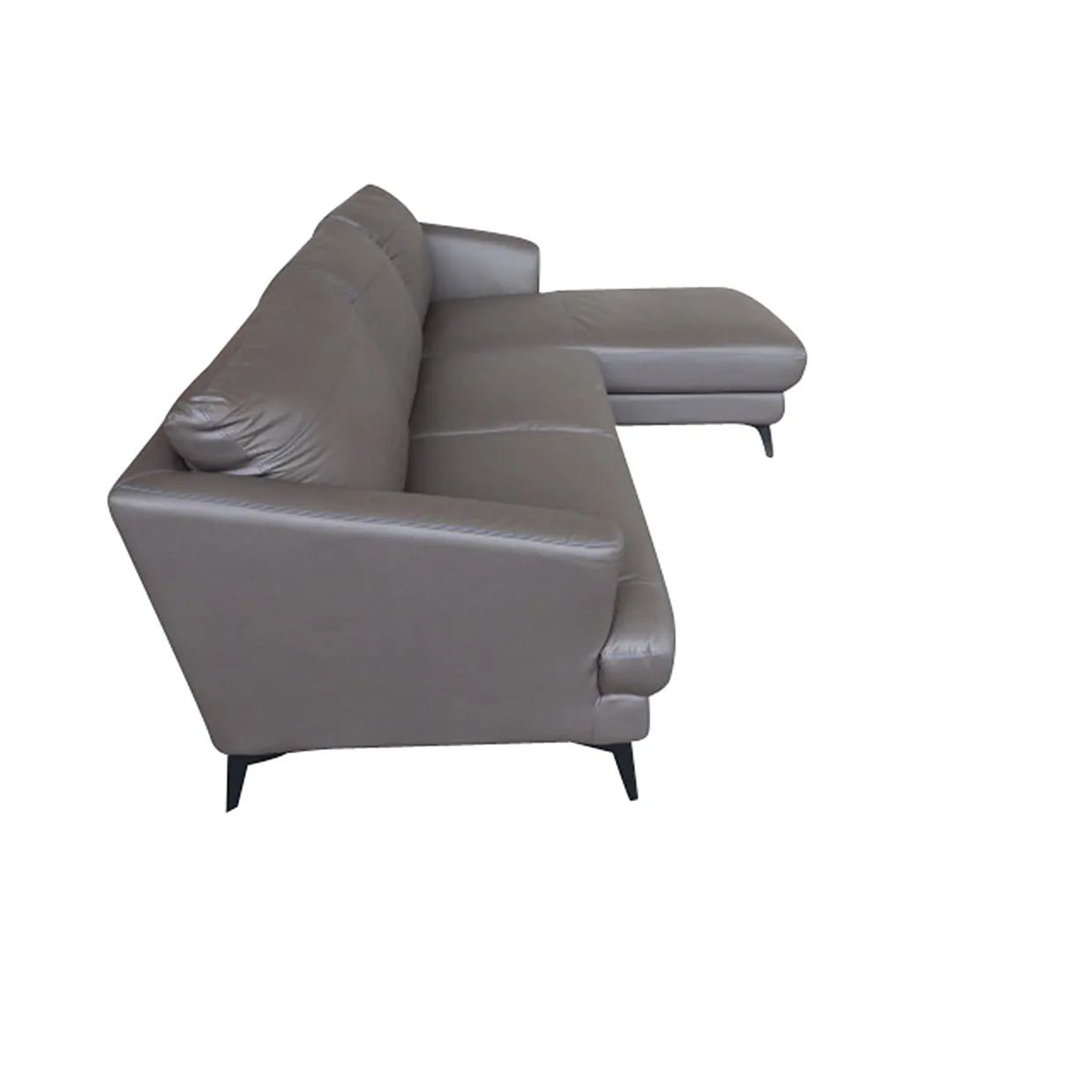 カウチソファ【本革】ZM775ダークブラ... - 4