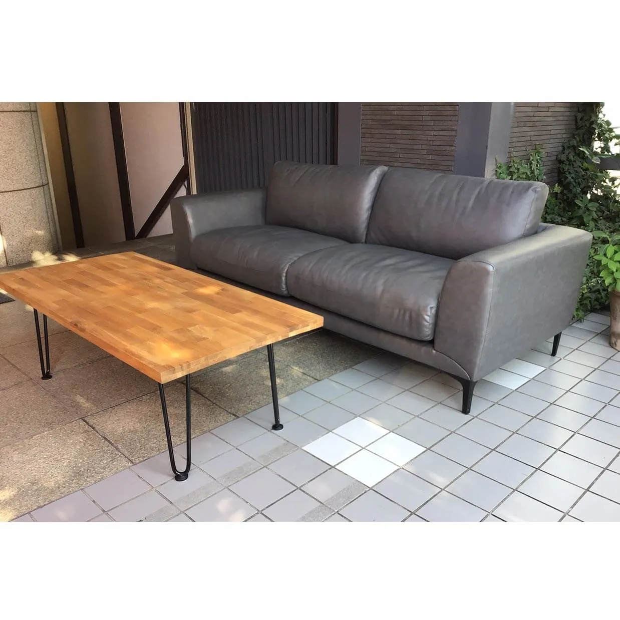 ソファ【本革】S8060ダークグレー - 6