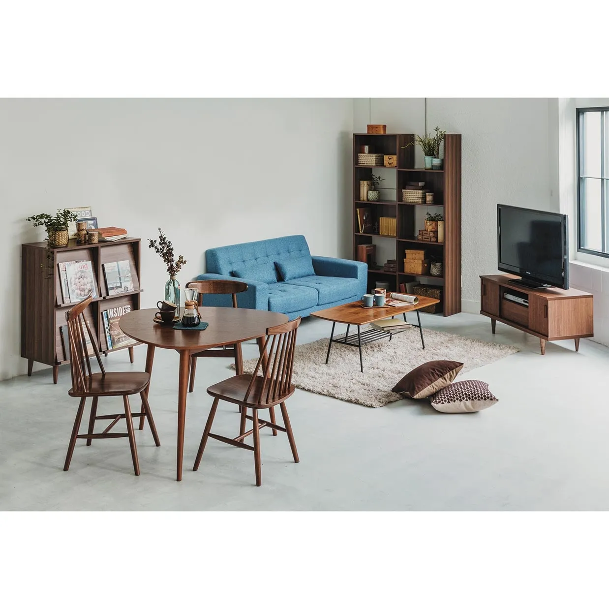 チェアA1030ウォールナット - 5