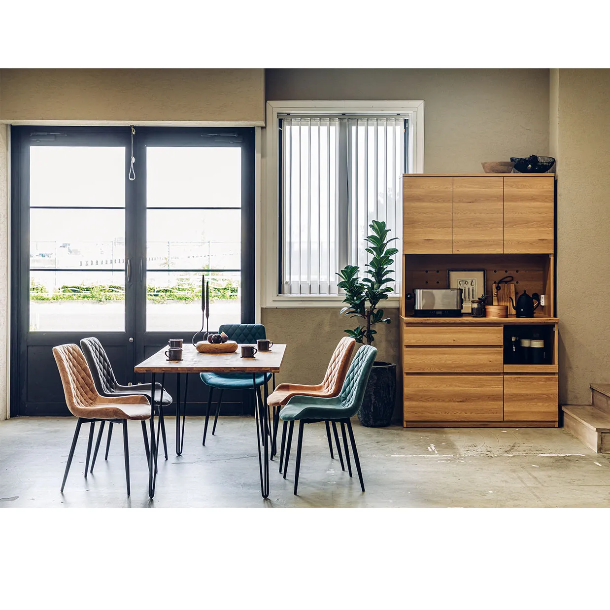 チェアSDR2847Bダークブラウン - 8