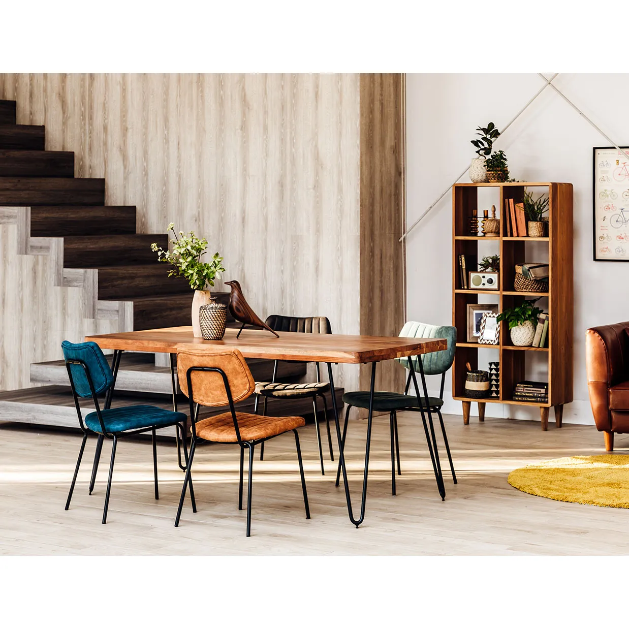 《再入荷》チェアSDR3108ブルー - 6