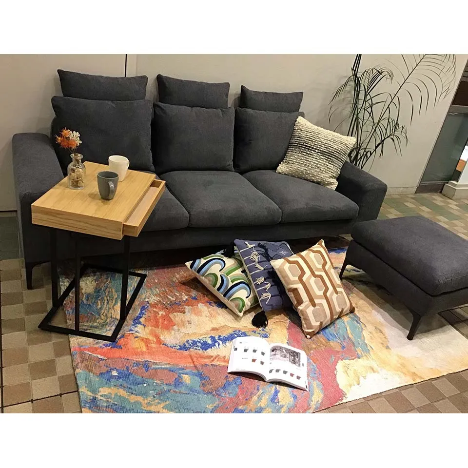 カウチソファCALMグレー - 9