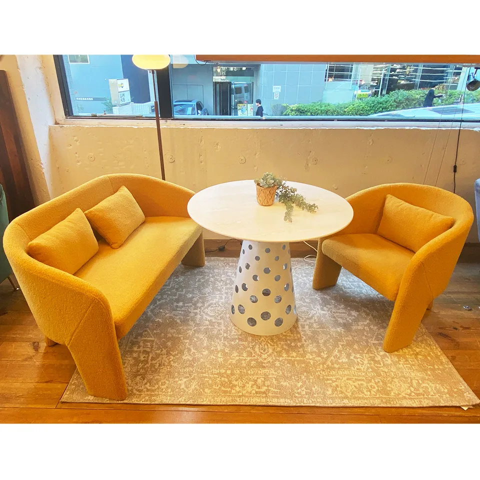 ソファ90-345 1人掛けイエロー - 8