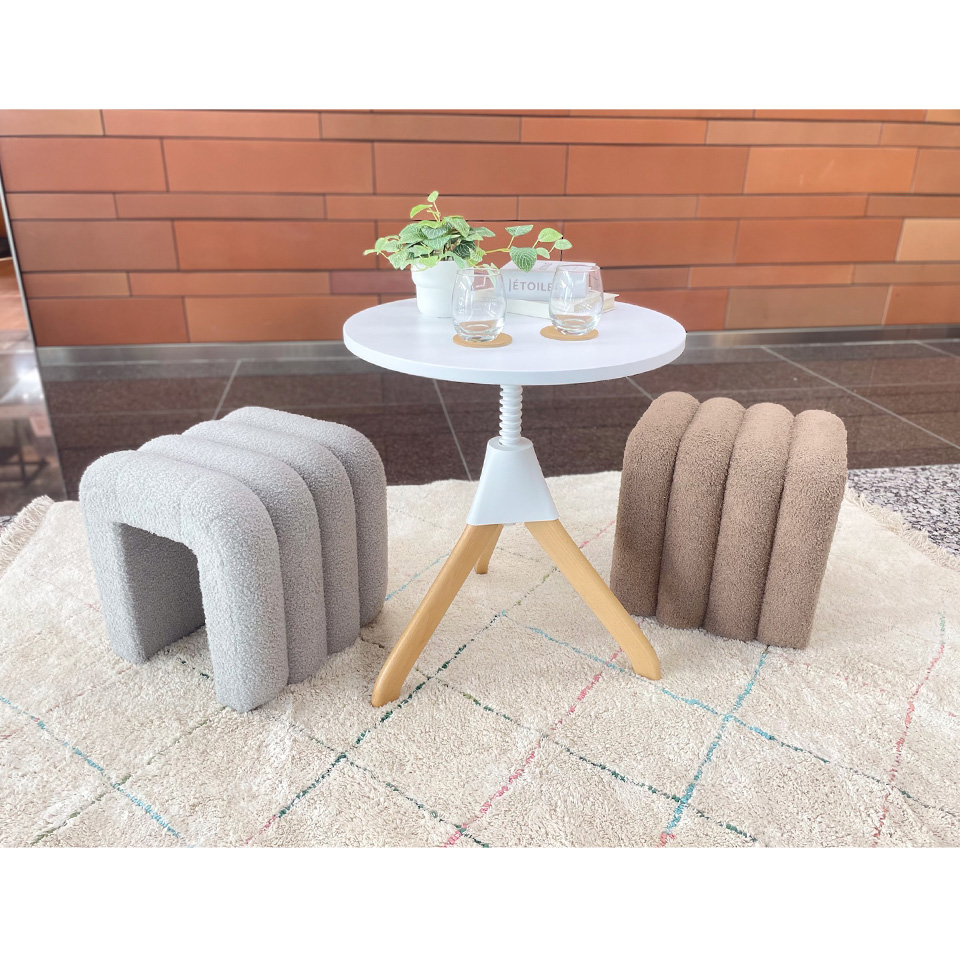 スツールHS-NP18ライトグレー - 7