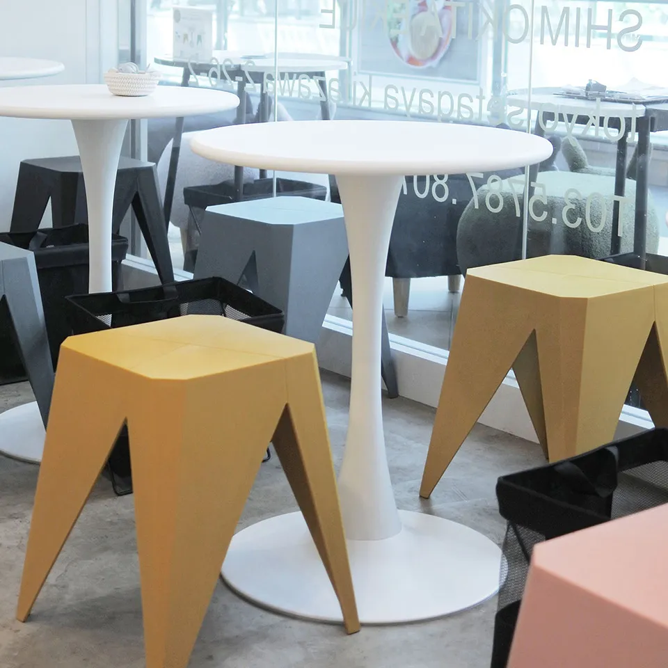 ダイニングテーブルT-67ホワイト - 7