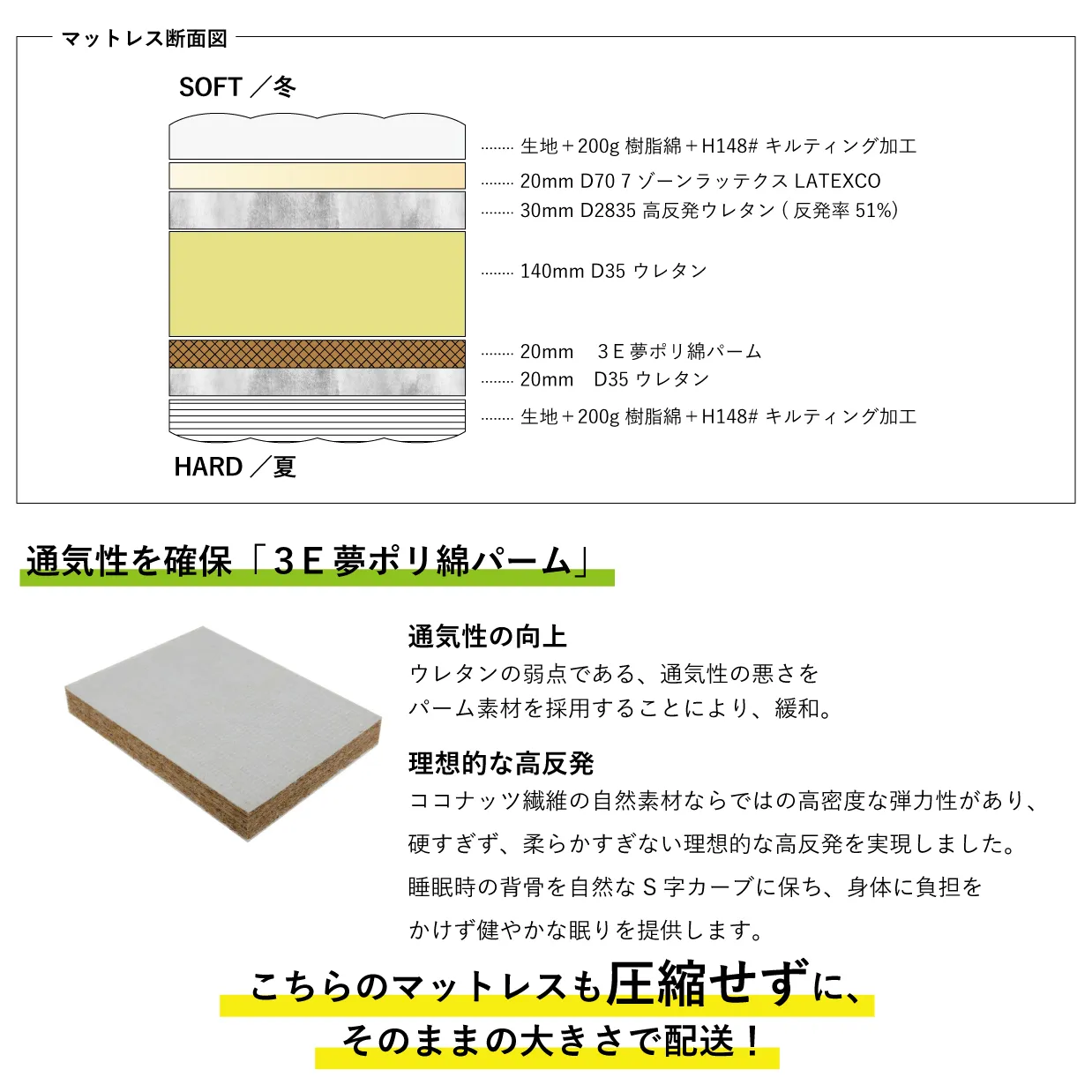 ベッドCNT120【ウレタンフォームマットレス】【セミダブル】... - 8