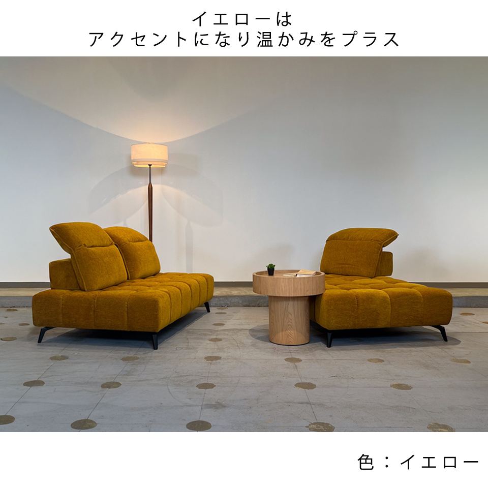 カウチソファYU6607グレー - 14