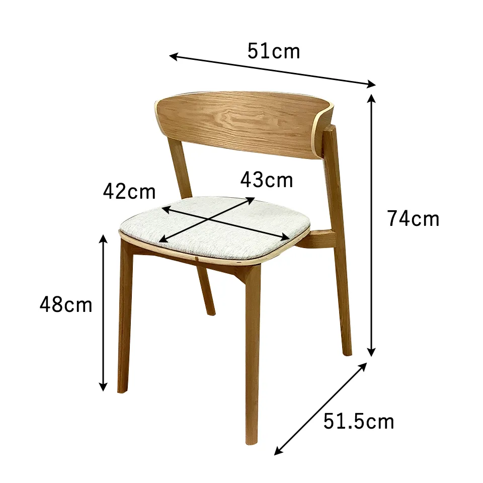 チェアWD-S263Aウォールナット/ライトグレー - 10