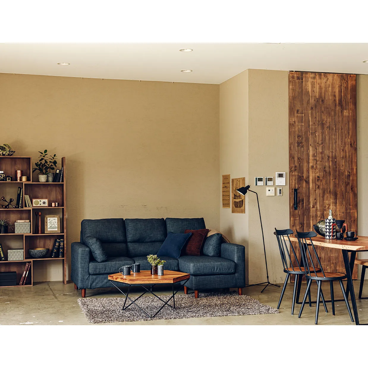 ソファHY17451B23ダークブルー - 7