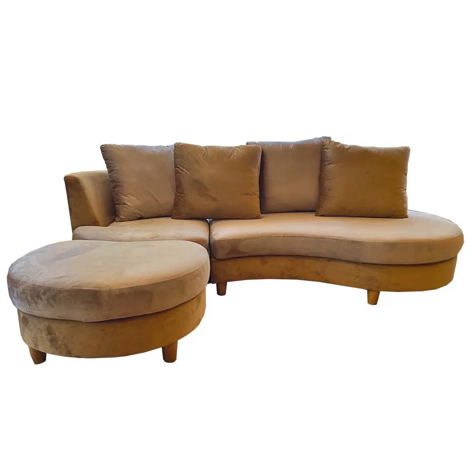 カウチソファM-HY319ダークブラウン/...