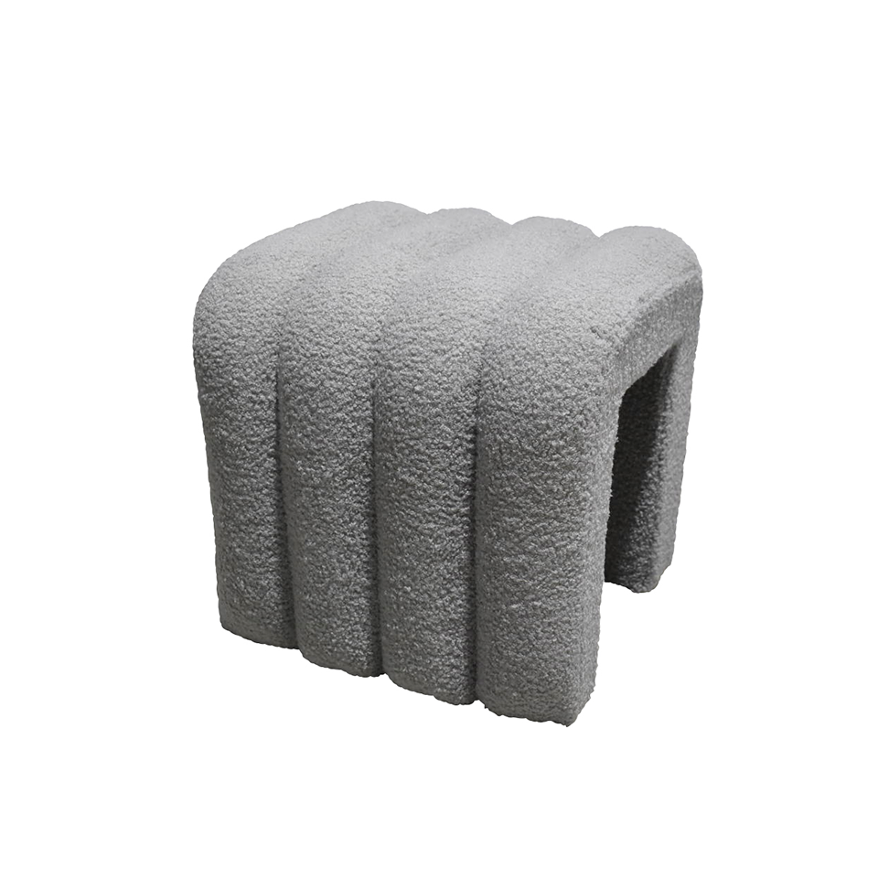 スツールHS-NP18ライトグレー