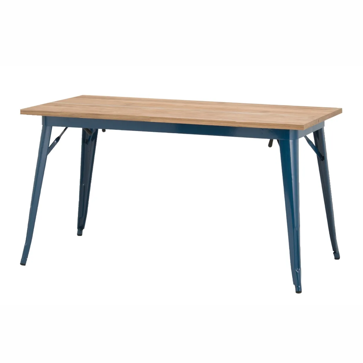 テーブルTC140-70Mブルー/ナチュラル