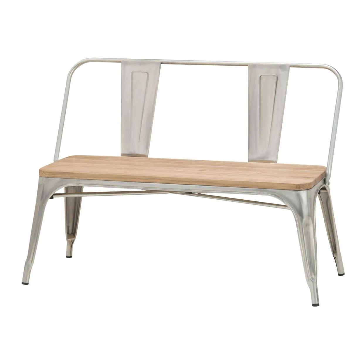 ベンチTS3534-105Mガルバナイズド/ナチュラル