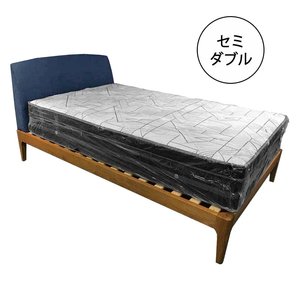 ベッドCNT120【ダブルポケットコイルマットレス】【セミダブ...